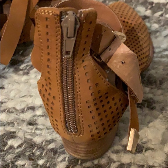 Jeffrey Campbell Everly Perforated Bootie (tan) - Picture 6 of 6